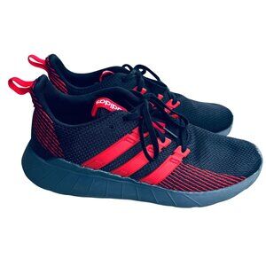 Adidas Questar Flow Core Mens  Size 10 Athletic Sneakers Black/Red